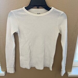 Fruit of the Loom Cream Thermal Top